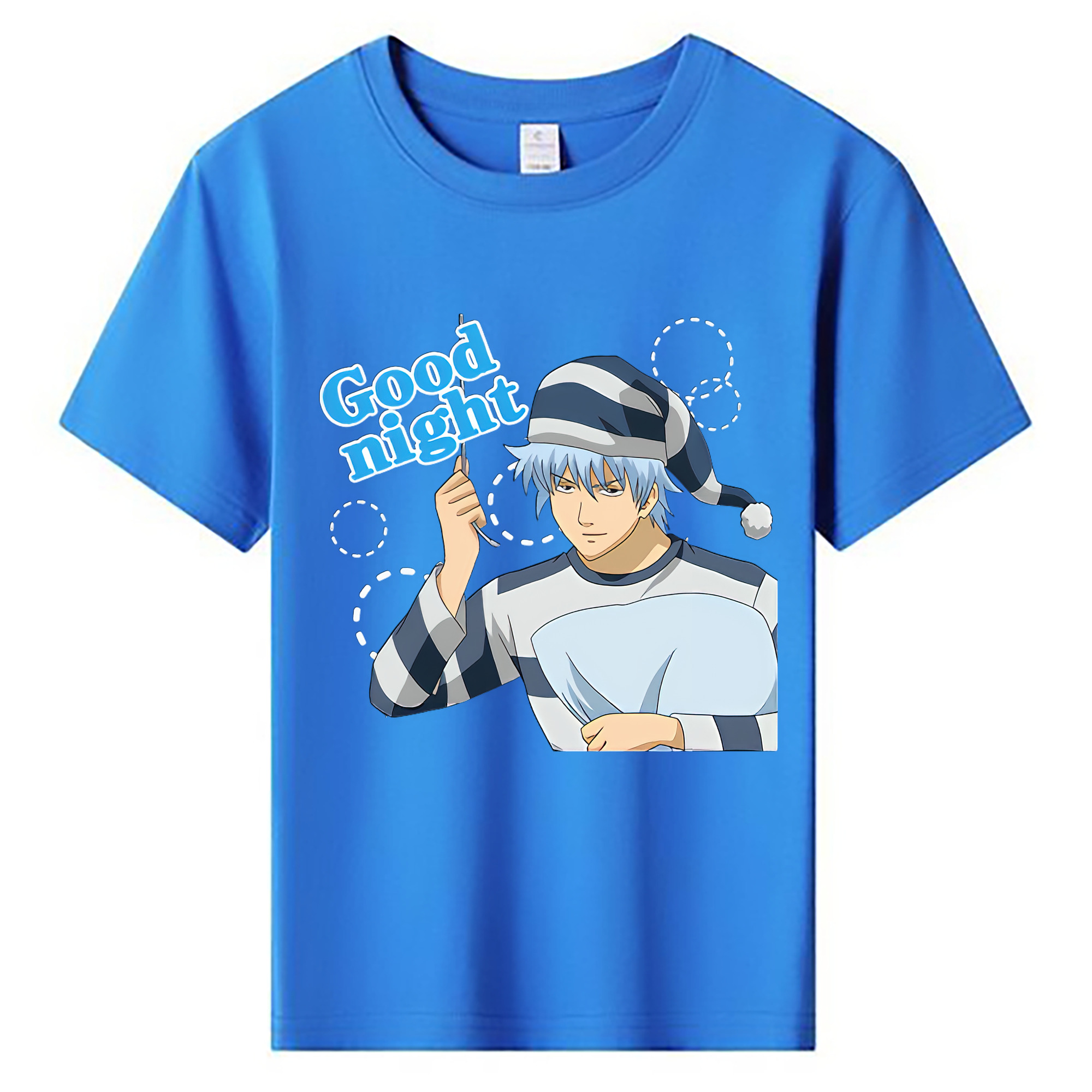 （画像用） ぎんたま 坂田銀時（さかたぎんとき） 神楽 志村新八（しむら しんぱち） GINTAMA Sakata Gintoki Kagura Shimura Shinpachi 綿100％キッズTシャツ（フロントプリント）